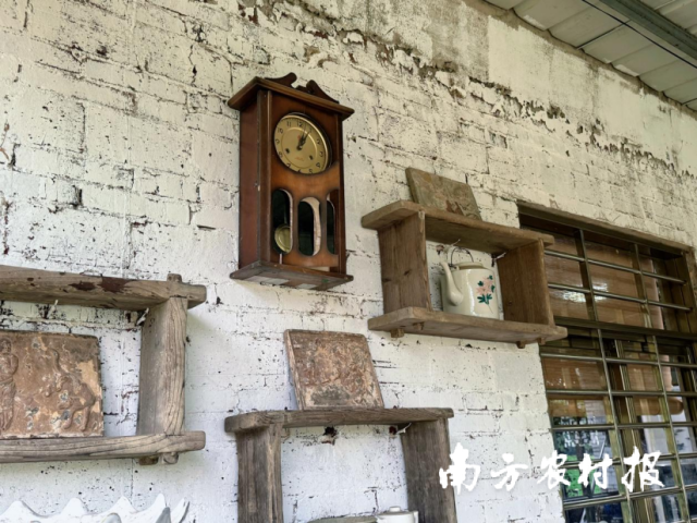 如今“晨曦小院”的老物件摆设中，有廖启颖“念旧、恋家”的巧思。