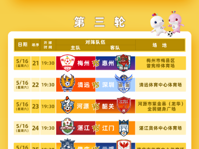 今晚截止预约！粤BA输掉的，粤超拿回来｜第三轮梅州VS惠州