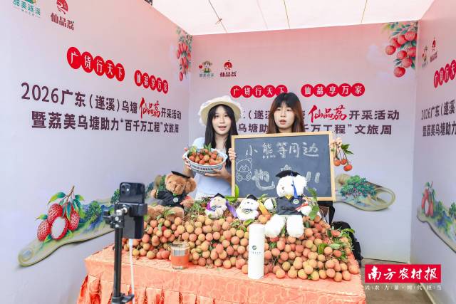 活动现场直播间开展带货直播  