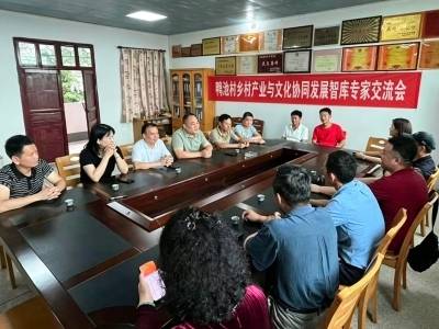 兴宁市叶塘镇鸭池村召开乡村产业与文化协同发展专家智库交流会