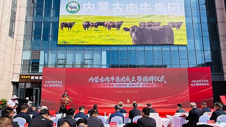 内蒙古肉牛产业（集团）有限公司揭牌成立