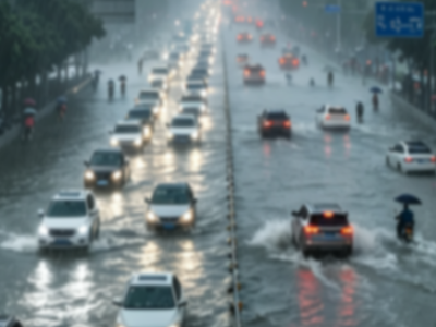 广东多地市发布28个暴雨红警！多条江河发洪水预警