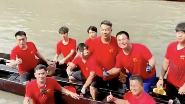 视频｜八龙齐醒！广州天河石牌“起龙”迎端午