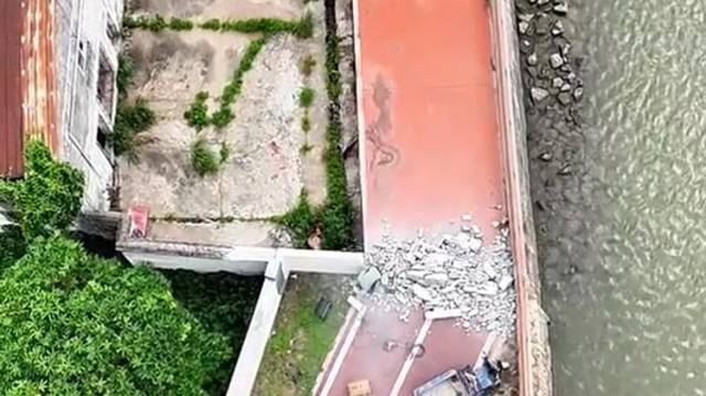 道滘碧道不再“断头”，“堵心墙”曝光4天被拆｜在+帮办