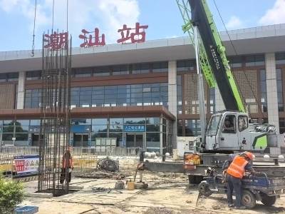 粤东城际铁路潮州东至潮汕站桥梁桩基施工全部完成