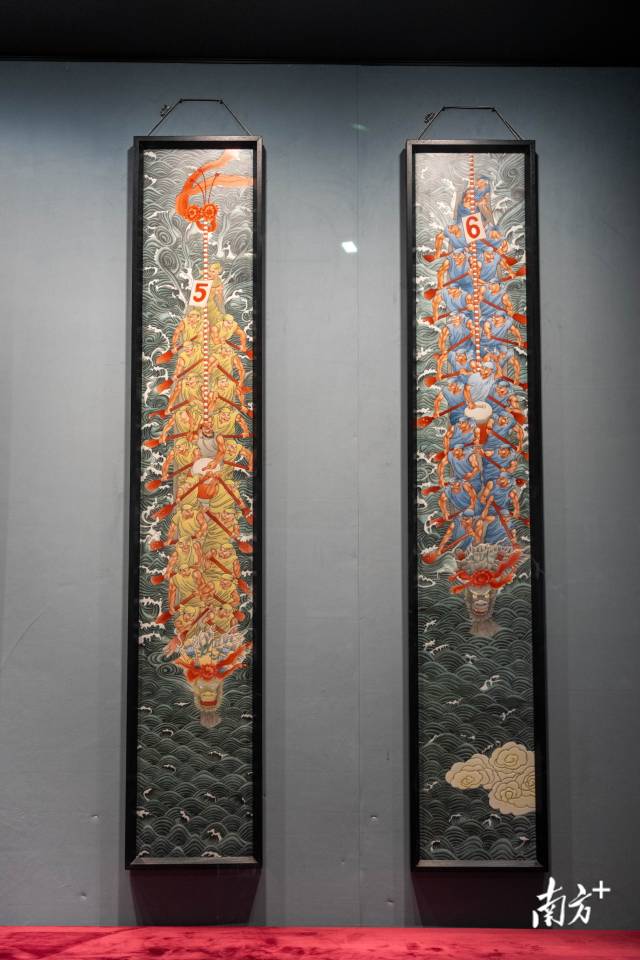 粉彩龙舟赛瓷板(三条屏) 吴江中 粉彩龙舟赛瓷板(三条屏) 吴江中