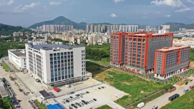 惠阳将企业往园区引导，产业集群不断壮大，图为惠阳（象岭）智慧科技产业园。 