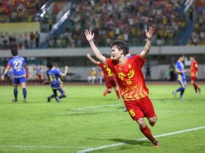 图集｜主场逆转胜江门队，中山拿下粤超首胜