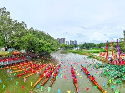 端午竞渡！荷塘版“水上马拉松”燃动三水