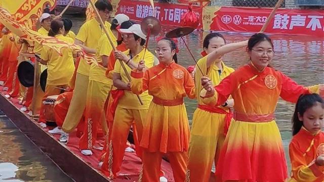 视频｜佛山叠滘J弯开桨在即，非遗“佛山十番”助阵