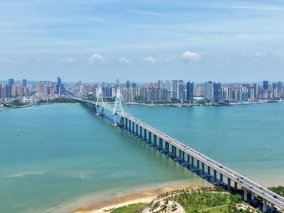 晨观山海｜湛江海湾大桥免费通行一周年