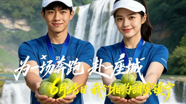 来甜蜜镇宁，跑过山水，尝过清甜，遇见温柔。