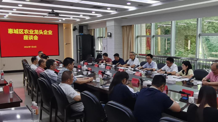 惠城区召开农业龙头企业座谈会，聚力发展农业新质生产力