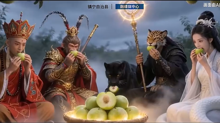 用AI打开镇宁蜂糖李的神话仙侠，连三界都惦记的人间至味