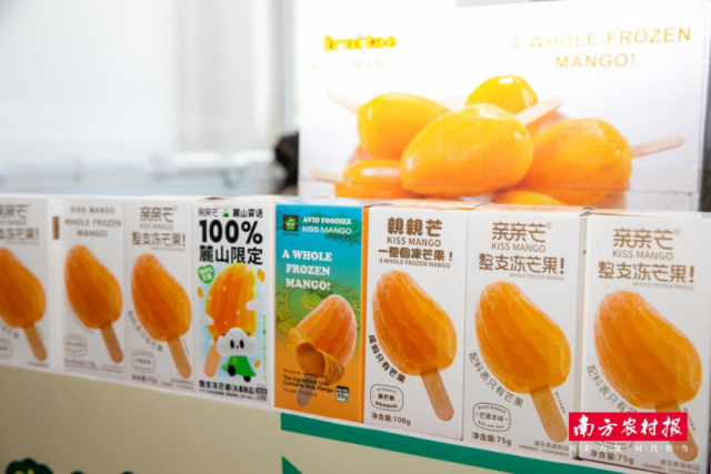 田阳芒果深加工产品。