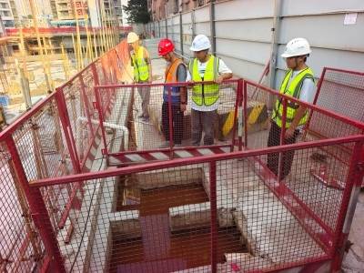 查塔吊、固材料，全省多个在建项目出招防御台风“红霞”