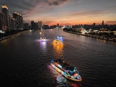 受台风“红霞”影响，广州水上公交已停航