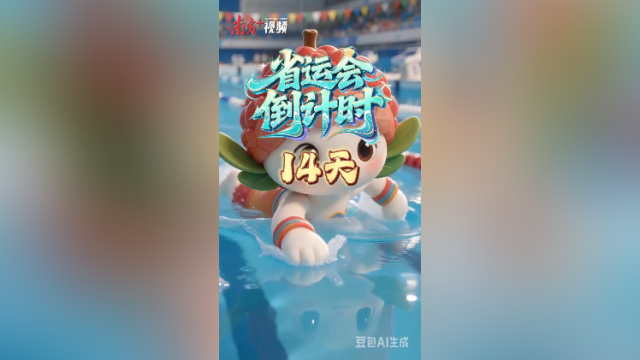 荔荔带你解锁省运项目·游泳｜倒计时14天