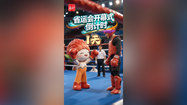 荔荔带你解锁省运项目·散打｜省运会开幕式倒计时1天