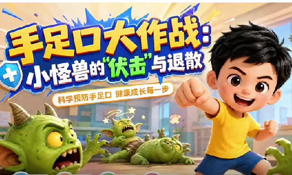 手足口大作战：小怪兽的“伏击”与退散｜医视频