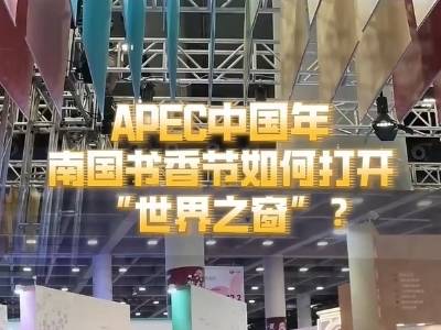 APEC“中国年”，南国书香节如何打开“世界之窗”？｜有点艺思