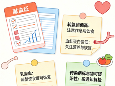 献血被告知异常结果，别慌！一文看懂你的血液报告