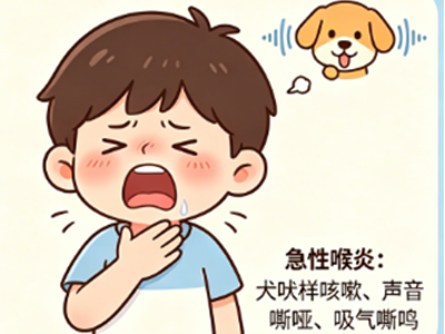 孩子空空咳像小狗叫？警惕凶险小儿急性喉炎