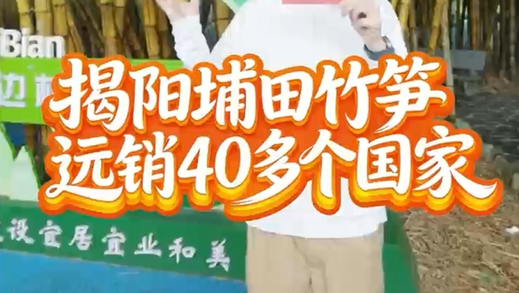 揭阳埔田竹笋，远销海外40多个国家
