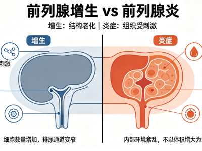 前列腺增生还是前列腺炎？一文分清两者区别