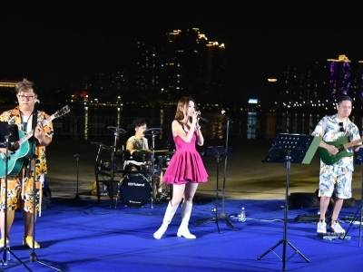 北江晚风里，清城这场江畔音乐会点燃“公园经济+”新活力