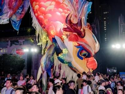 20米长大鳌鱼伴你中秋赏月，广州城央猎德村安排上