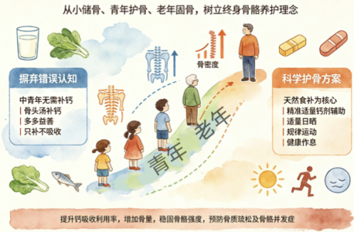 全民补钙，预防骨质疏松